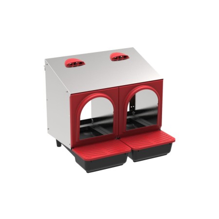 Cuib de ouat metalic pentru interior „Platinum” 4 Compartimente 2