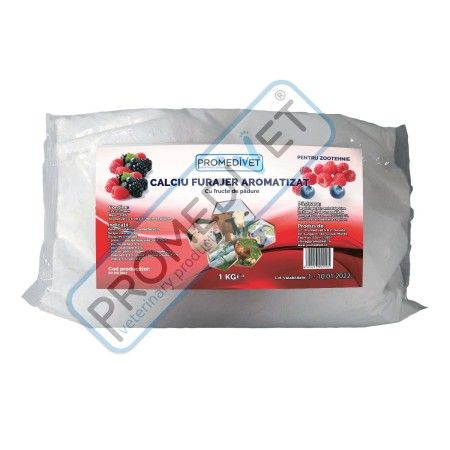 Calciu furajer aromatizat - fructe de padure 1 Kg 1