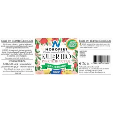 Killer Bio - Biostimulator cu rol insecticid 250ml 2