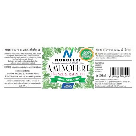Aminofert - Biostimulator organic 250ml 2